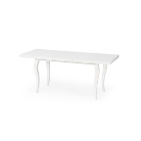 Table à manger extensible  L :  160 cm÷240 cm x P : 90 cm x  H : 75 cm - Blanc