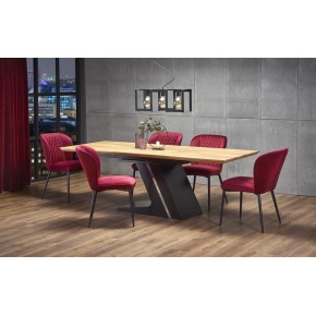 Table à manger design extensible 160÷220 x  90 x 75 cm