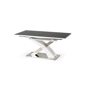 Table à manger design extensible 160÷220 cm x  90 cm x 75 cm - Noir