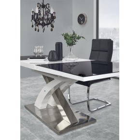 Table à manger design extensible 160÷220 cm x  90 cm x 75 cm - Noir