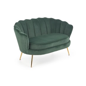 Sofa design 133 cm x 77 cm x 77 cm -  Vert foncé