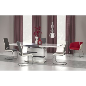Table à manger design extensible 160-220 x 90 x 77 cm -  Blanc