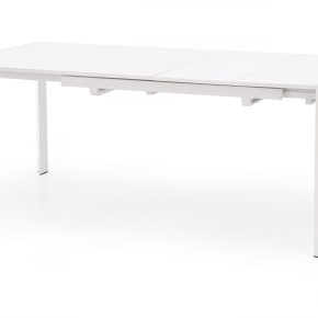 Table à manger extensible STANFORD 130-210 cm  x  80 cm x 76 cm - Blanc