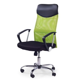 Chaise de bureau en tissu et maille - Vert