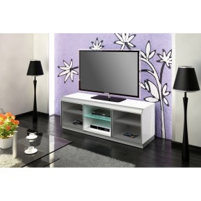 DEN meuble TV 140 cm x  42 cm x 45 cm - Blanc
